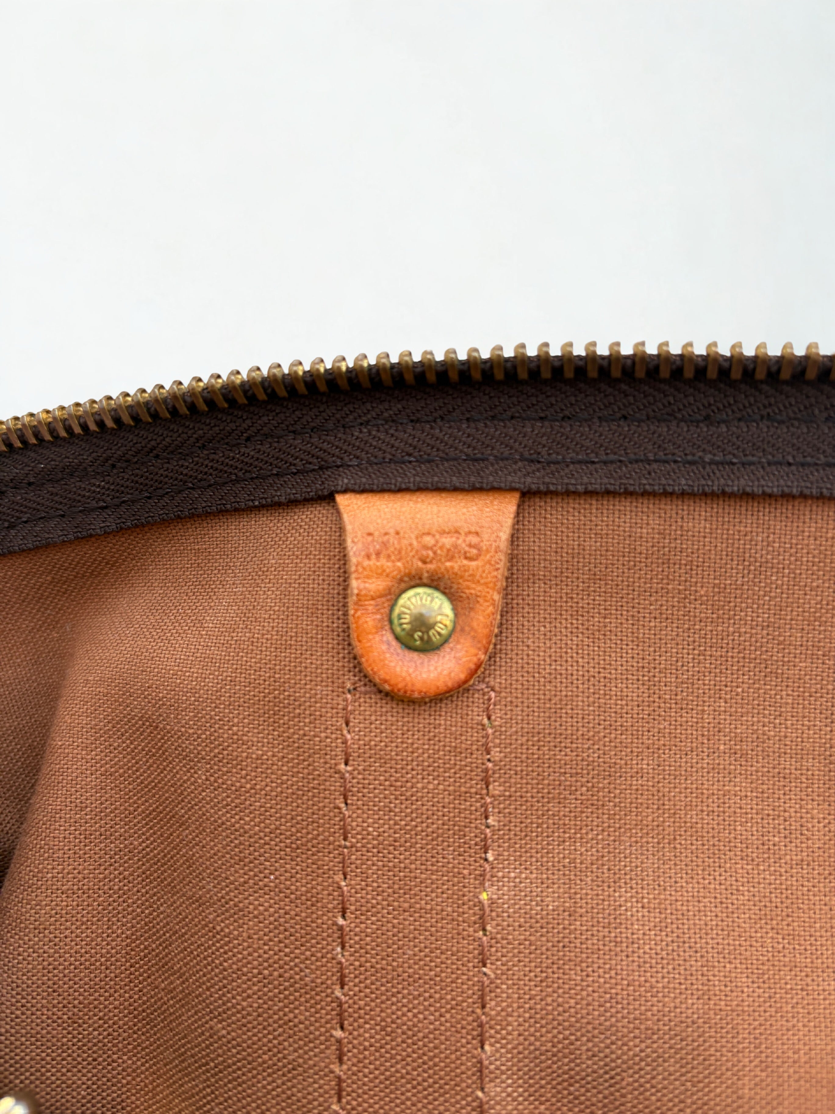 Louis Vuitton Keepall 55 monogram serienummer 