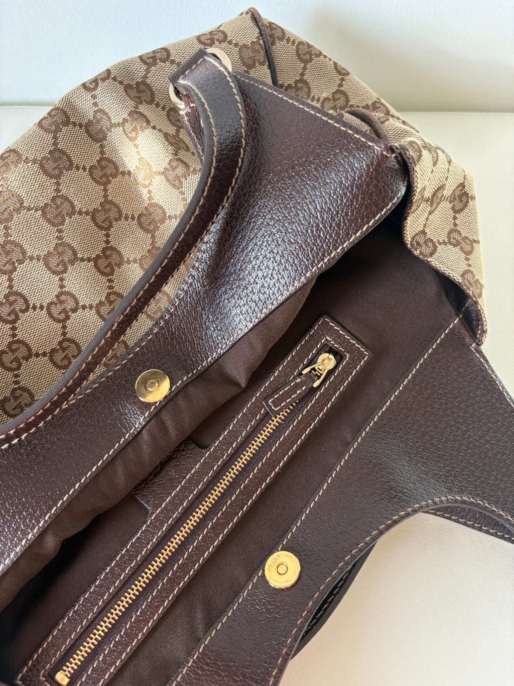 Gucci Monogram Canvas Charmy