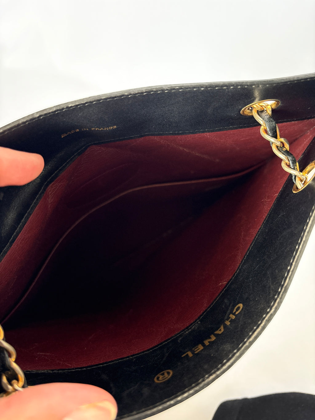 Chanel Vintage CC Tote lambskin