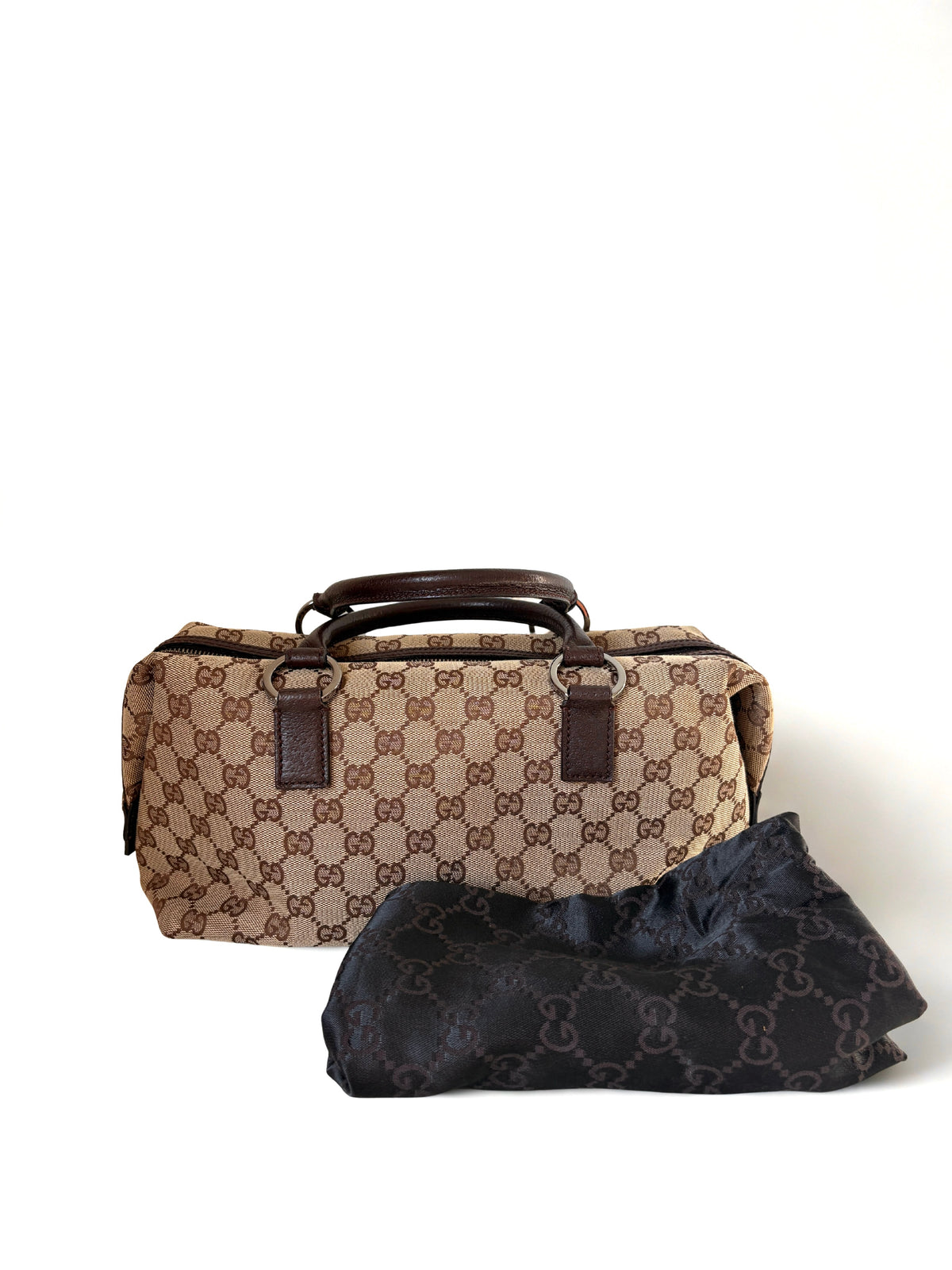 Gucci Monogram Boston Top Handle, originele dustbag