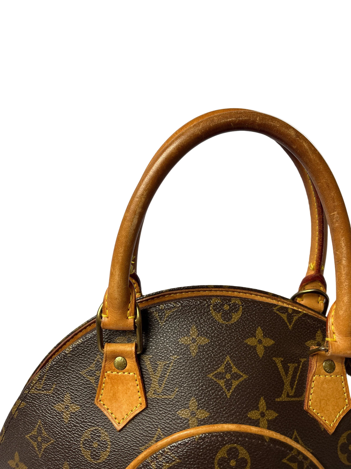 Pre-loved Louis Vuitton Ellipse PM Vachetta handles