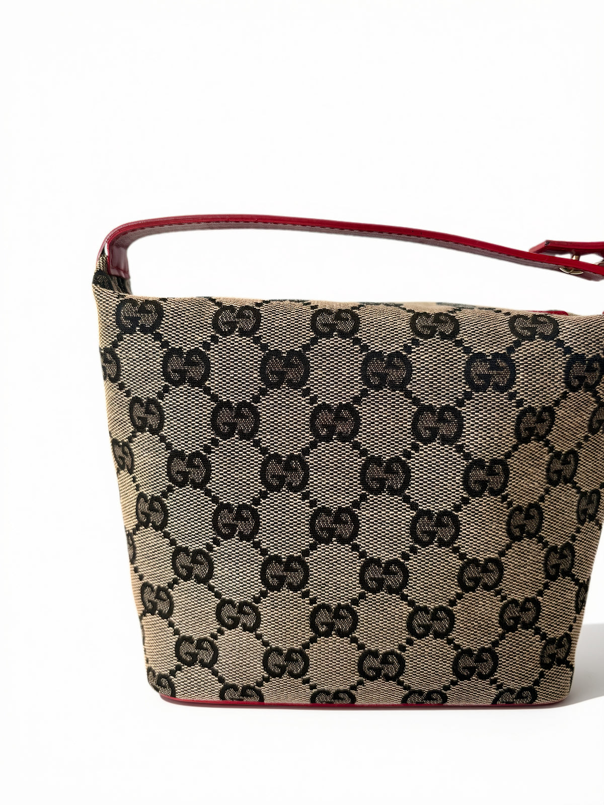 Gucci Monogram Canvas Pochette Mini