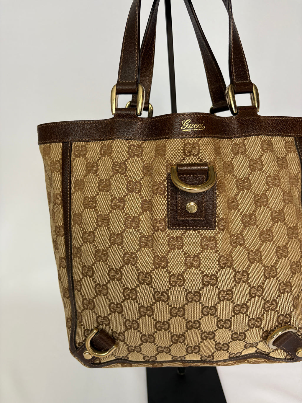 Gucci Abbey D Ring Canvas