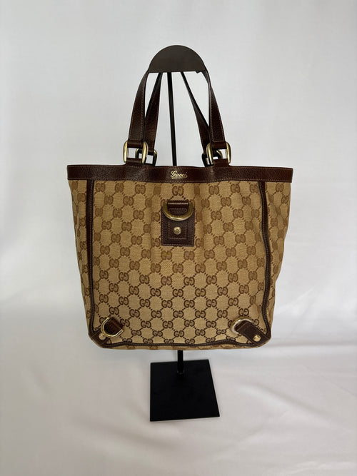 Gucci Abbey D Ring Canvas