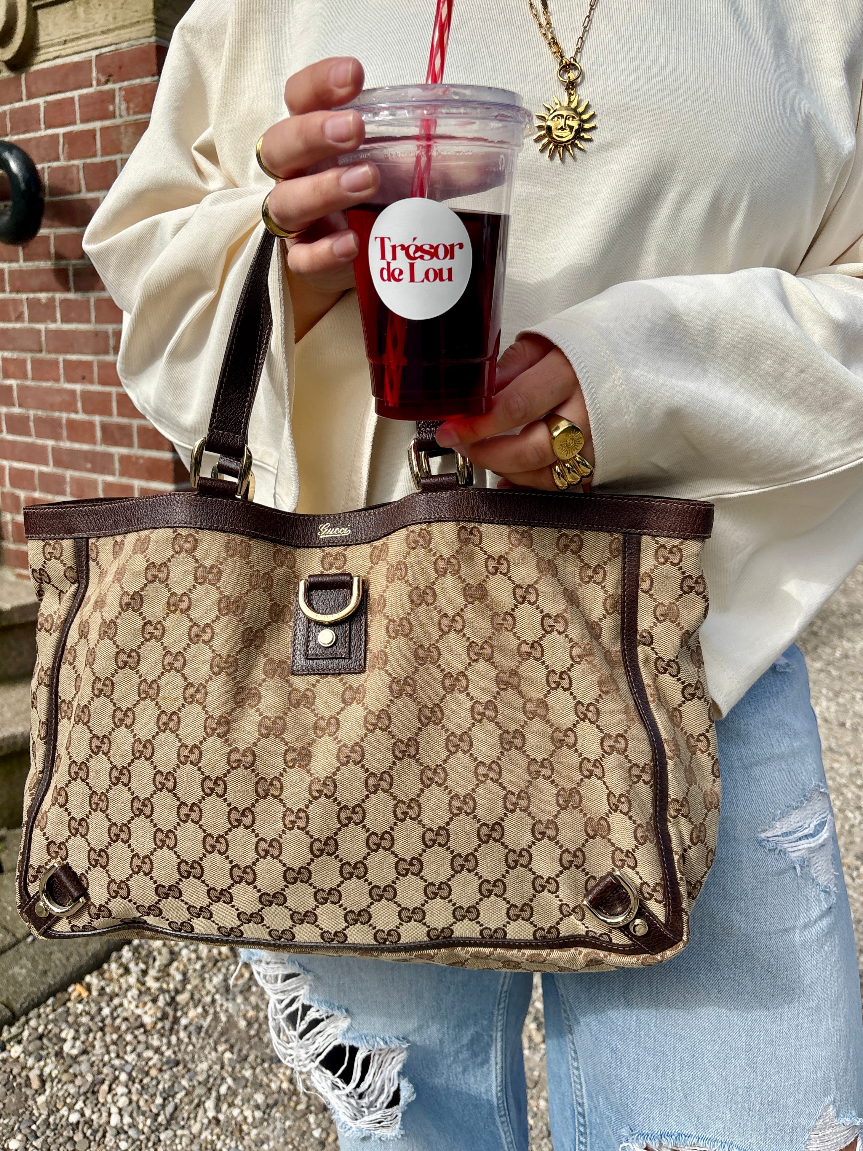 Gucci Abbey D-Ring Tote Large