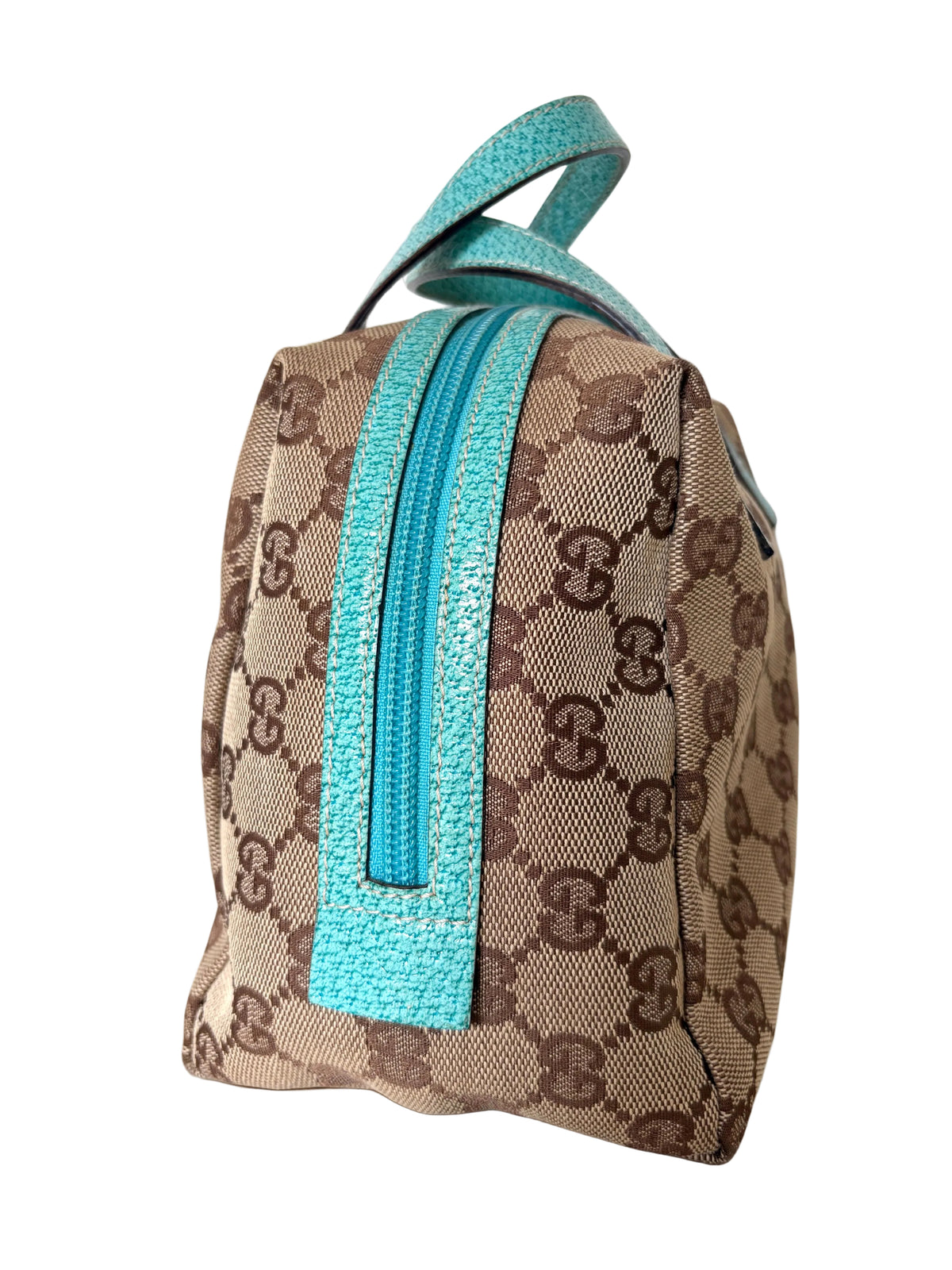 Gucci Balthus Top Handle Turquoise