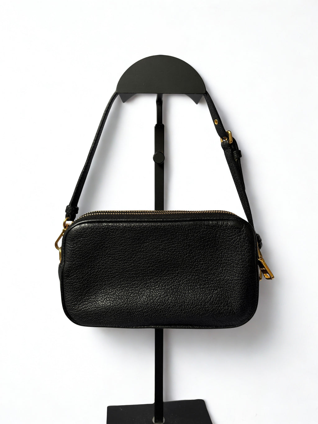 Miu Miu Madras Goatskin Double Zip Pochette