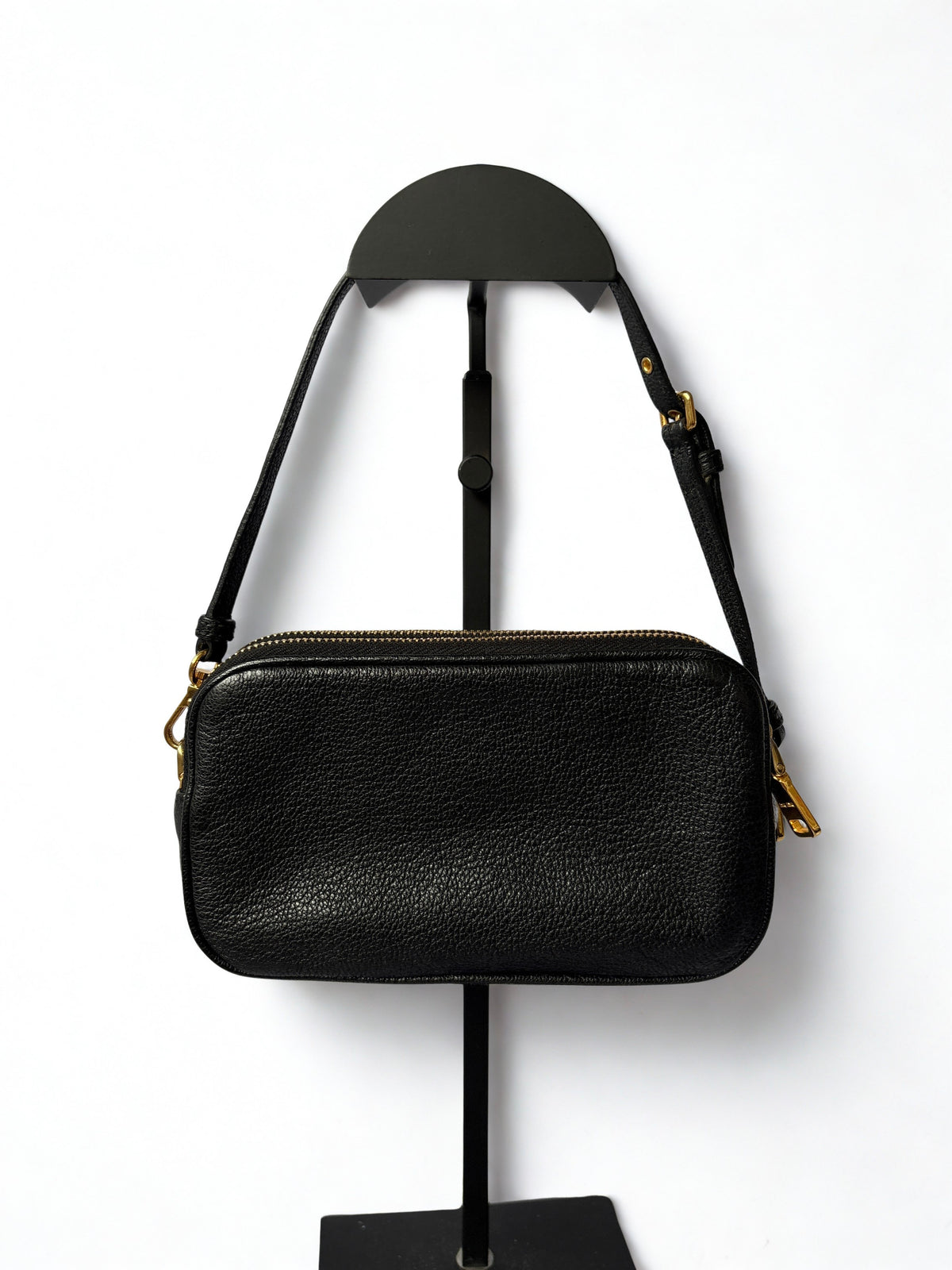 Miu Miu Madras Goatskin Double Zip Pochette