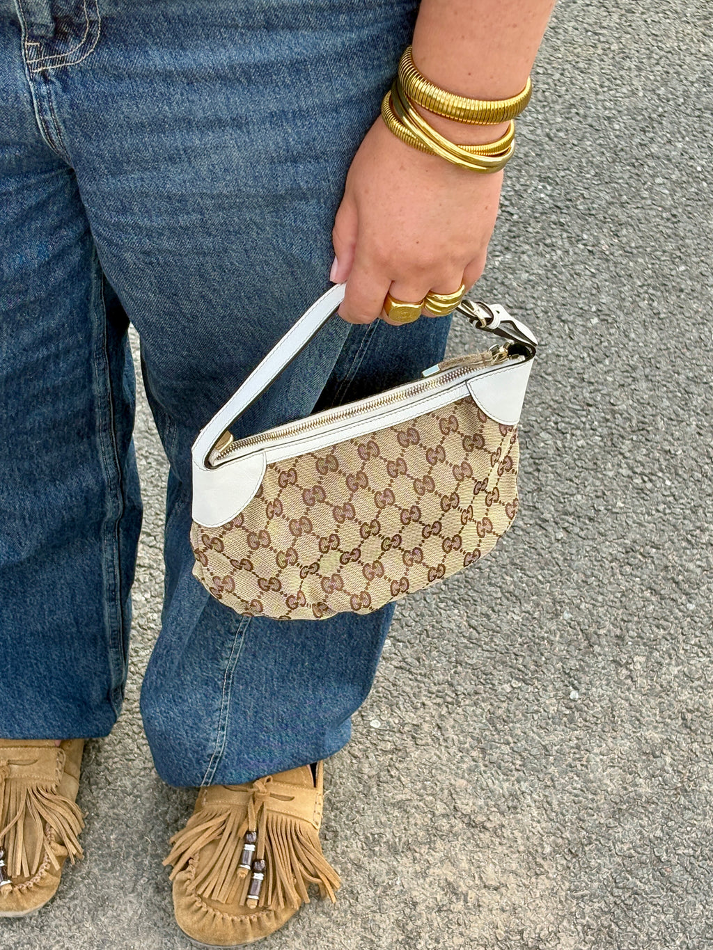 Gucci GG Canvas Princy Pochette