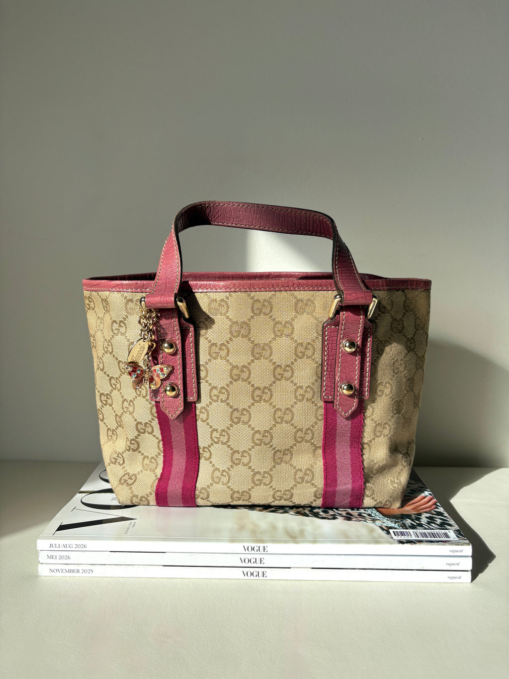 Gucci Canvas Jolicoeur Tote Mini