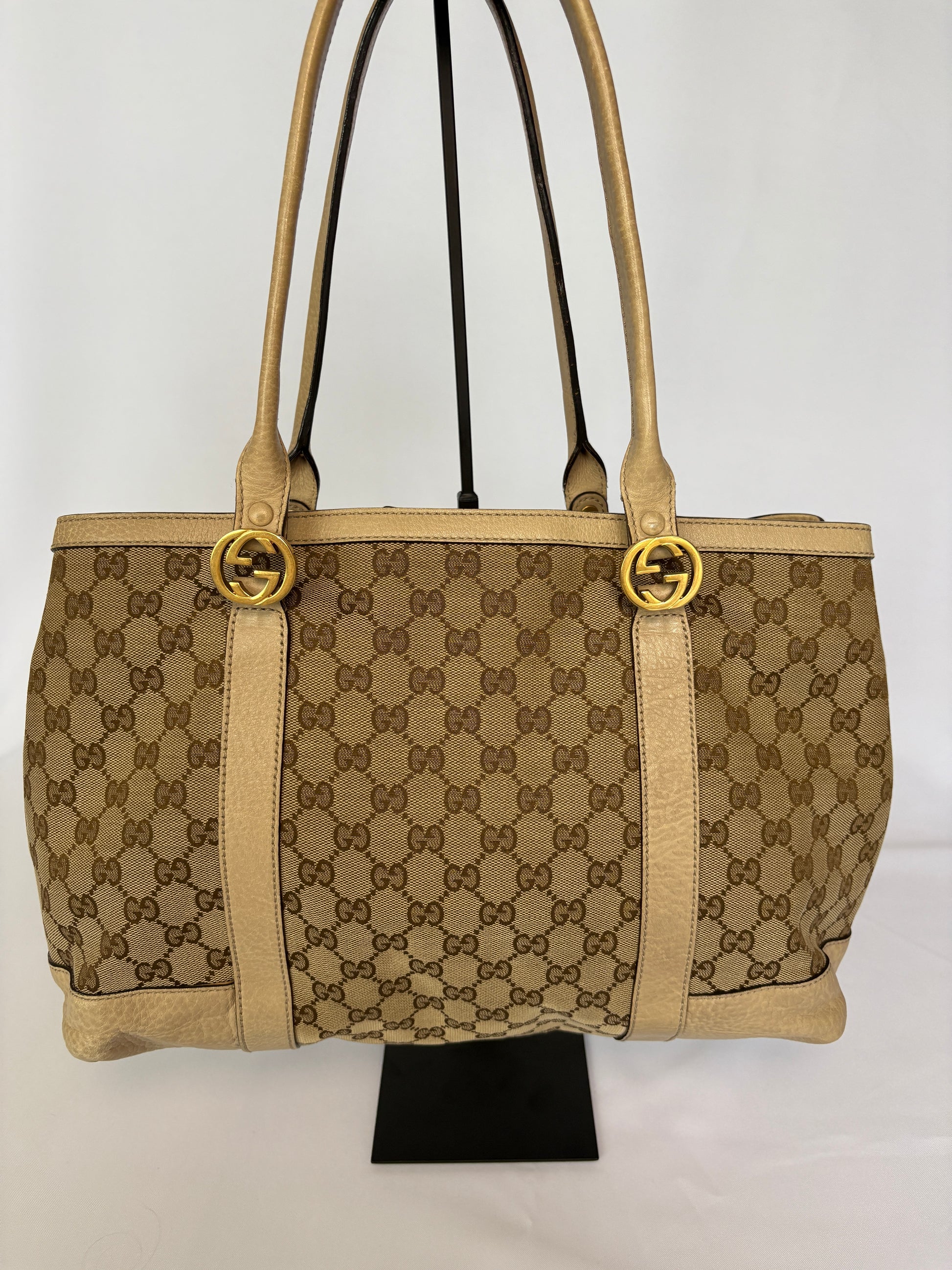 Gucci Twins GG Canvas tote