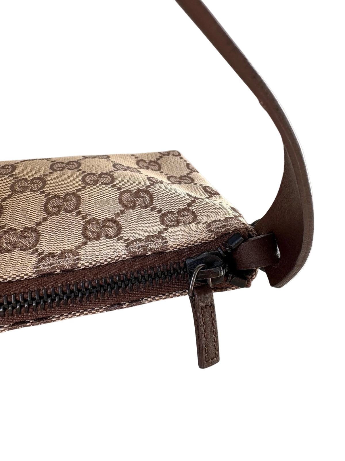 Gucci Monogram Canvas Pochette