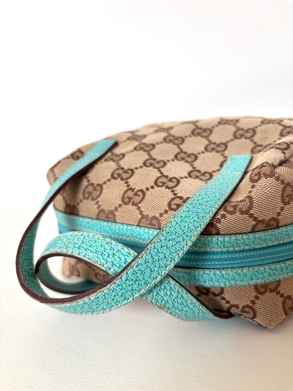 Gucci Balthus Top Handle Turquoise