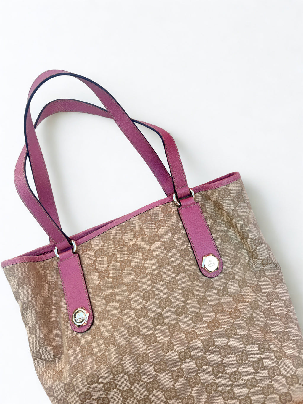 Gucci Monogram Canvas Tote Roze