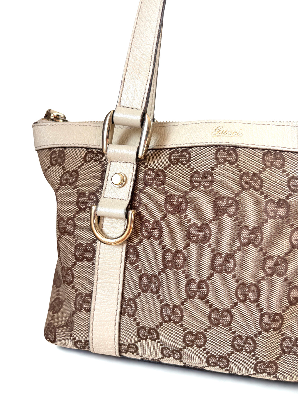 Gucci Abbey D-Ring Tote beige