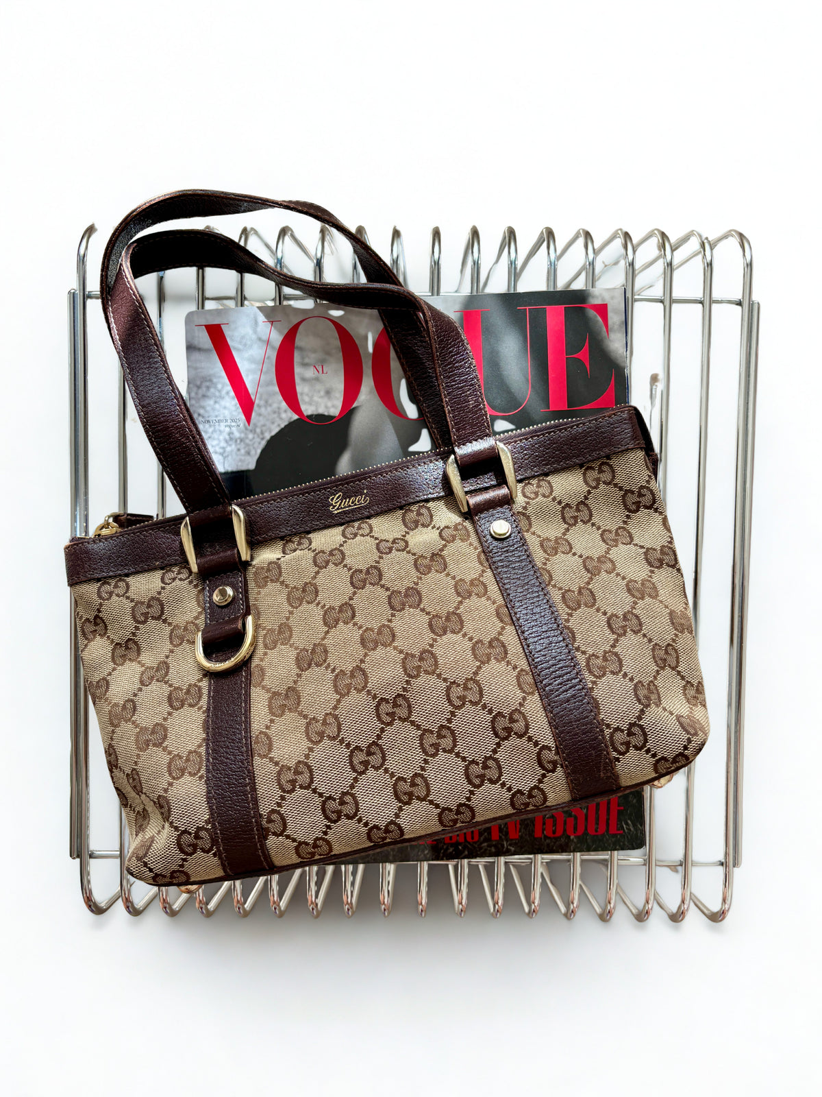 Gucci Abbey D-ring Monogram Tote Mini