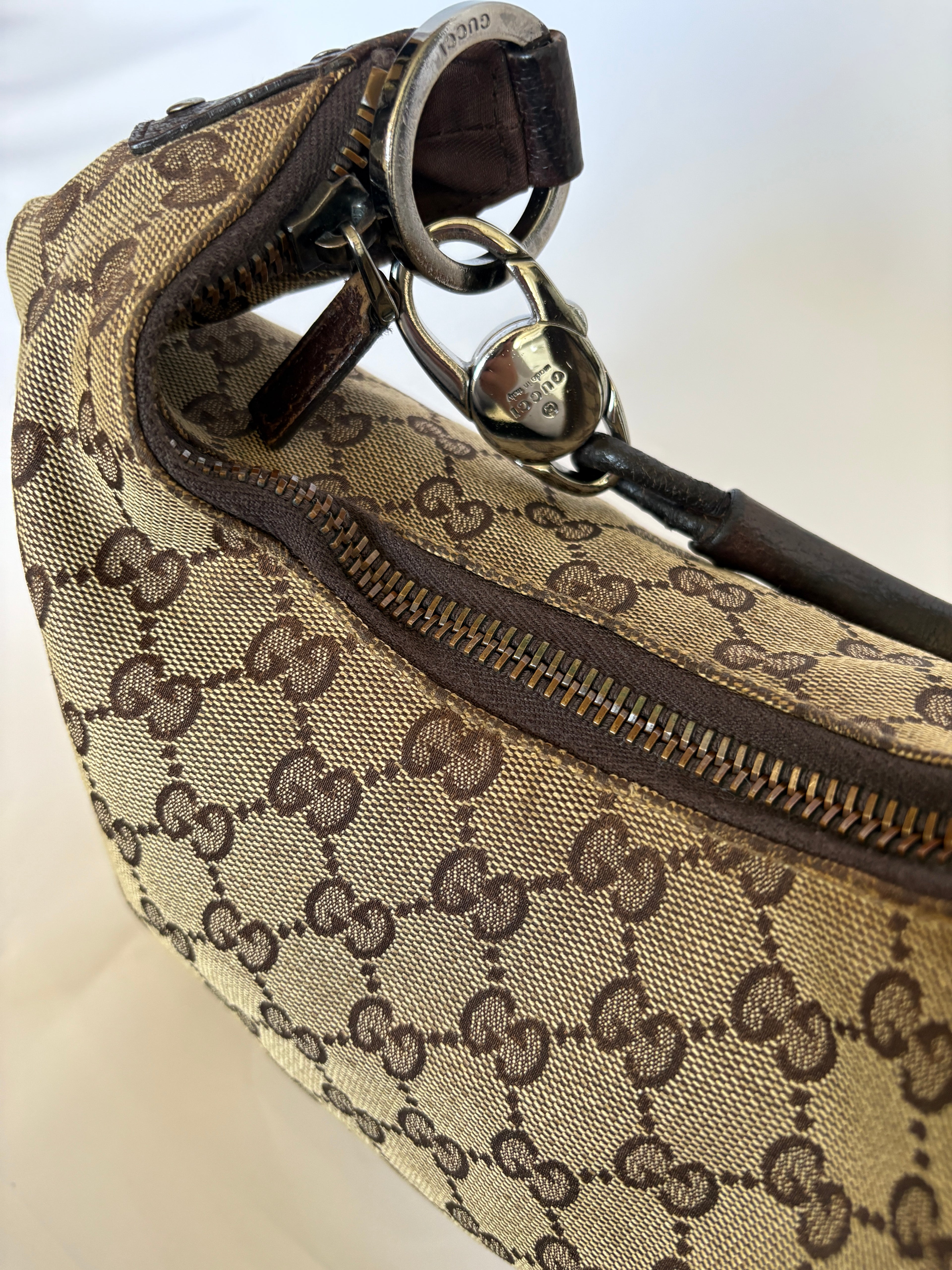 Gucci Lock GG Monogram canvas rits