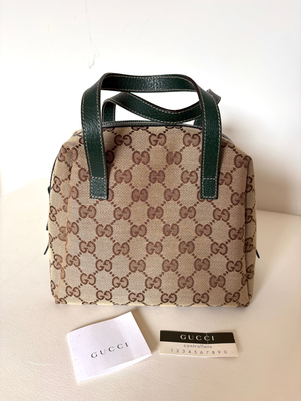 Gucci Balthus Top Handle Groen