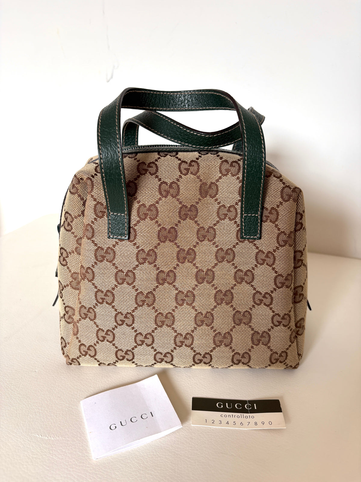 Gucci Balthus Top Handle Groen