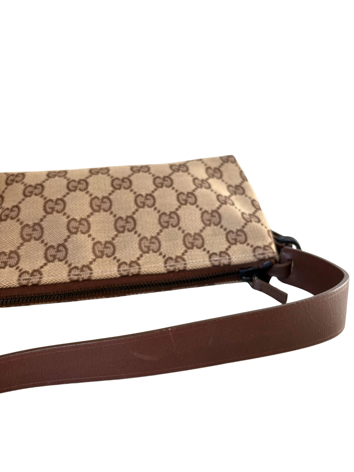 Gucci Monogram Canvas Pochette