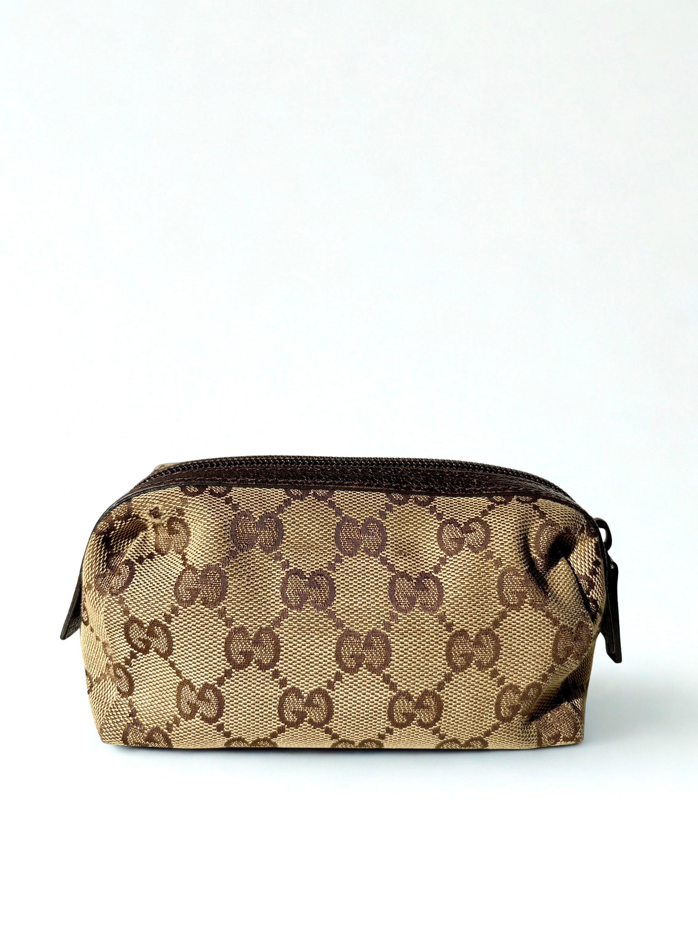 Gucci Monogram Pouch Brown