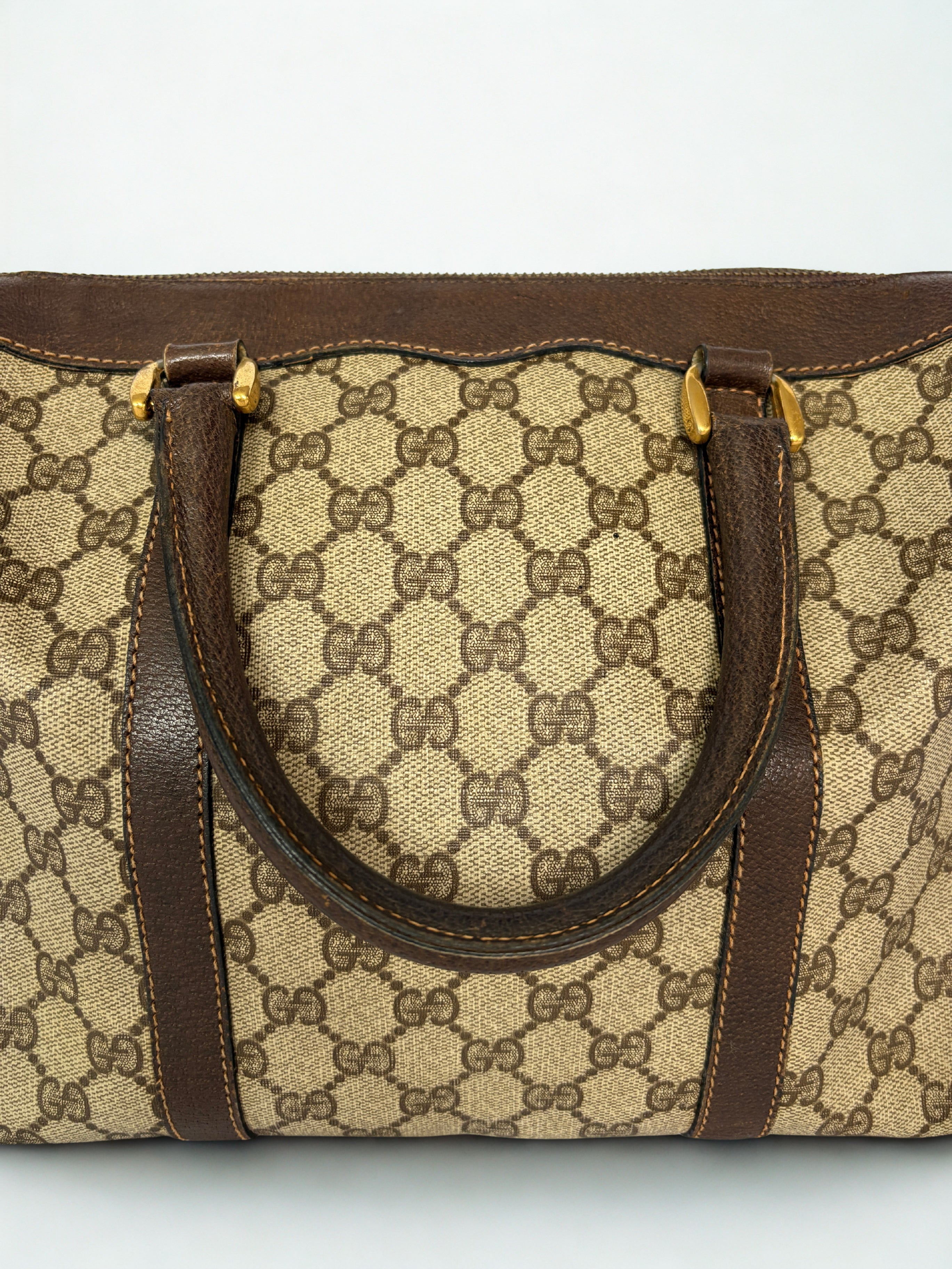 Gucci Monogram Boston Bag
