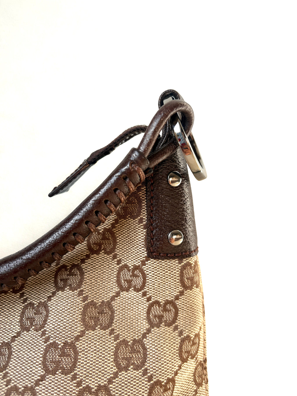 Gucci Lock Canvas Hobo