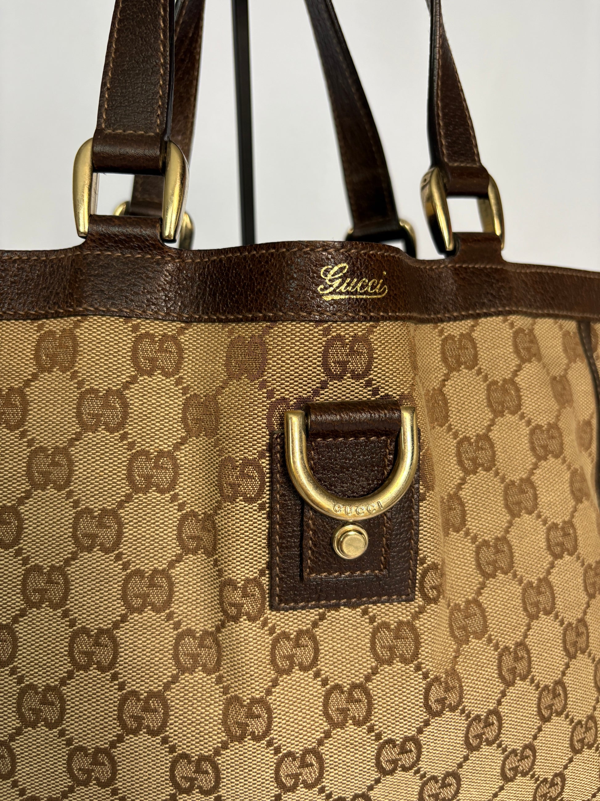 Gucci Abbey D Ring Canvas