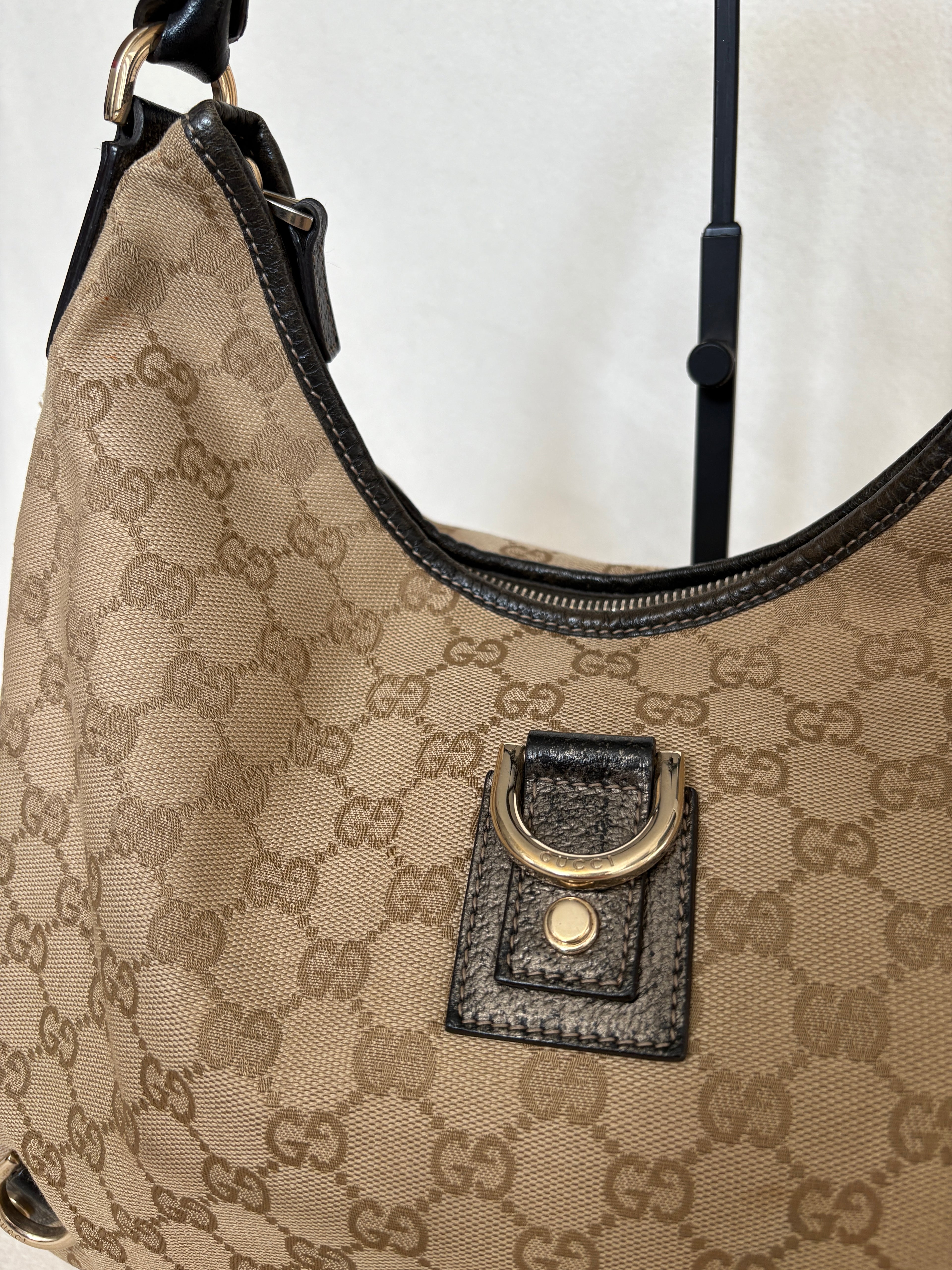 Gucci Canvas Abby D-ring Hobo