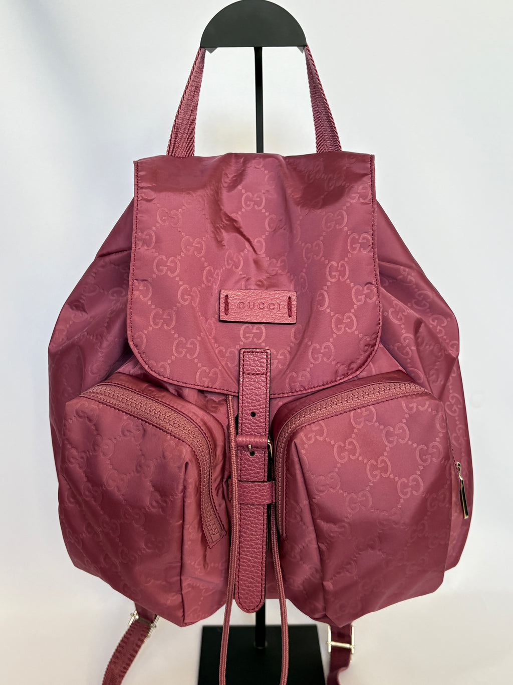 Gucci GG Monogram rugtas roze nylon