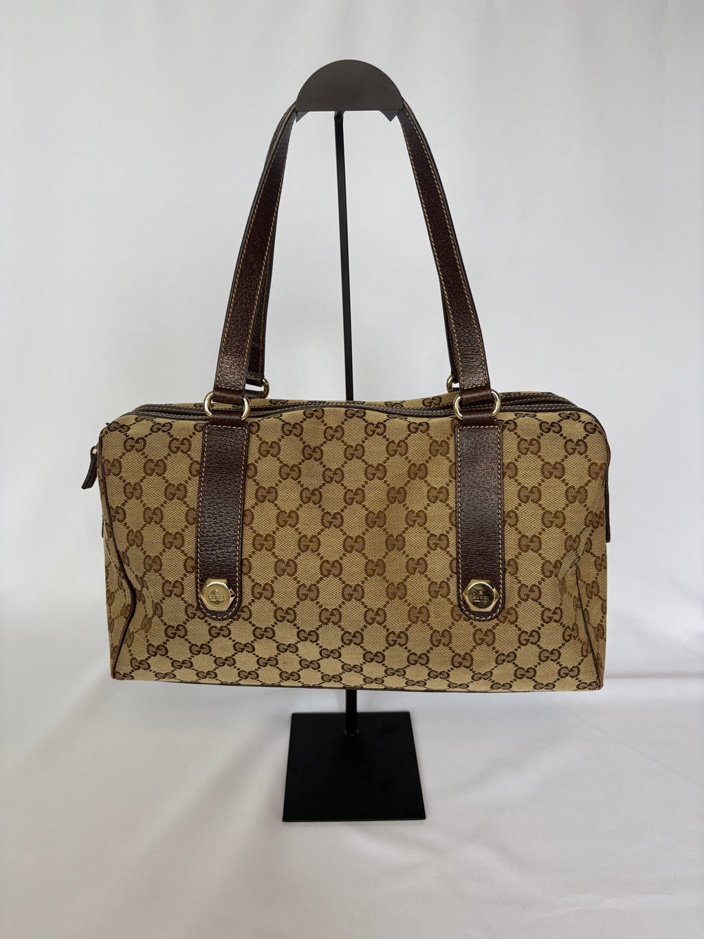 Gucci Canvas Boston Mini