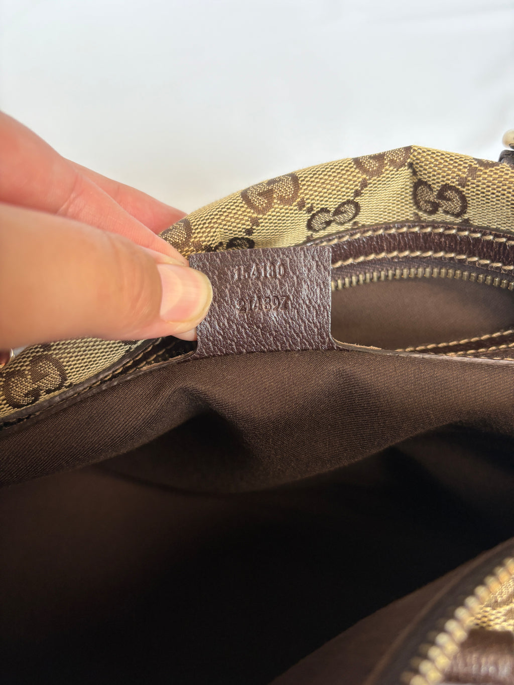 Gucci Canvas Boston Mini