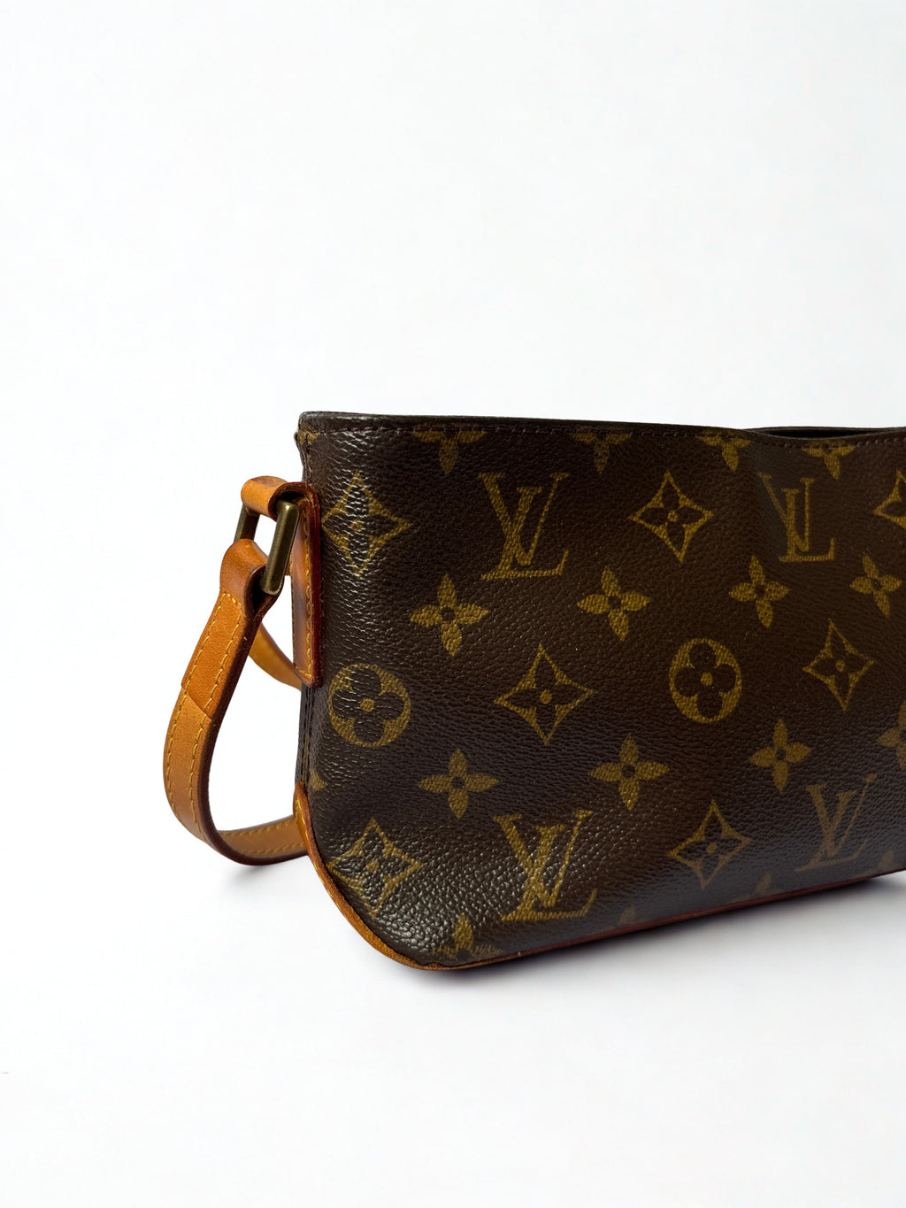 Vintage Louis Vuitton Trotteur vachetta leer