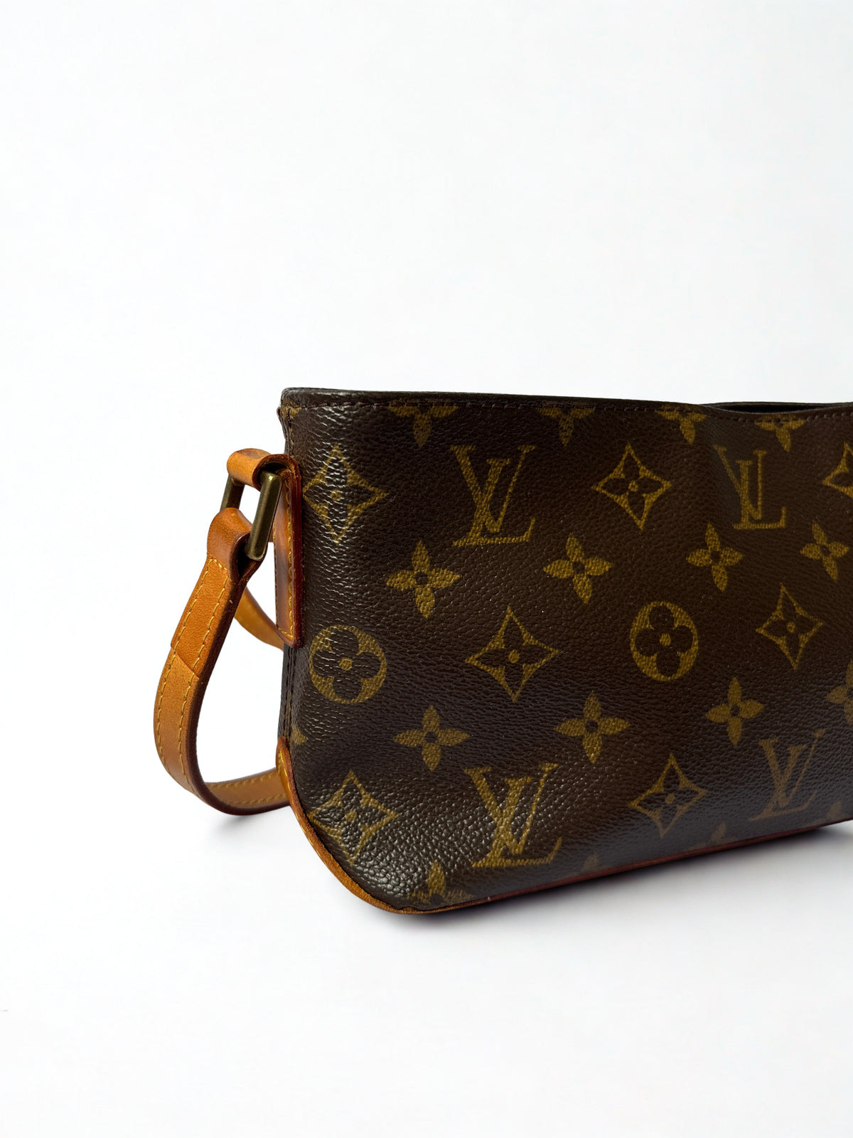 Vintage Louis Vuitton Trotteur vachetta leer