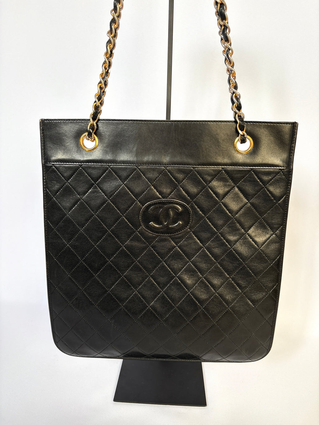 Chanel Vintage CC Tote lambskin