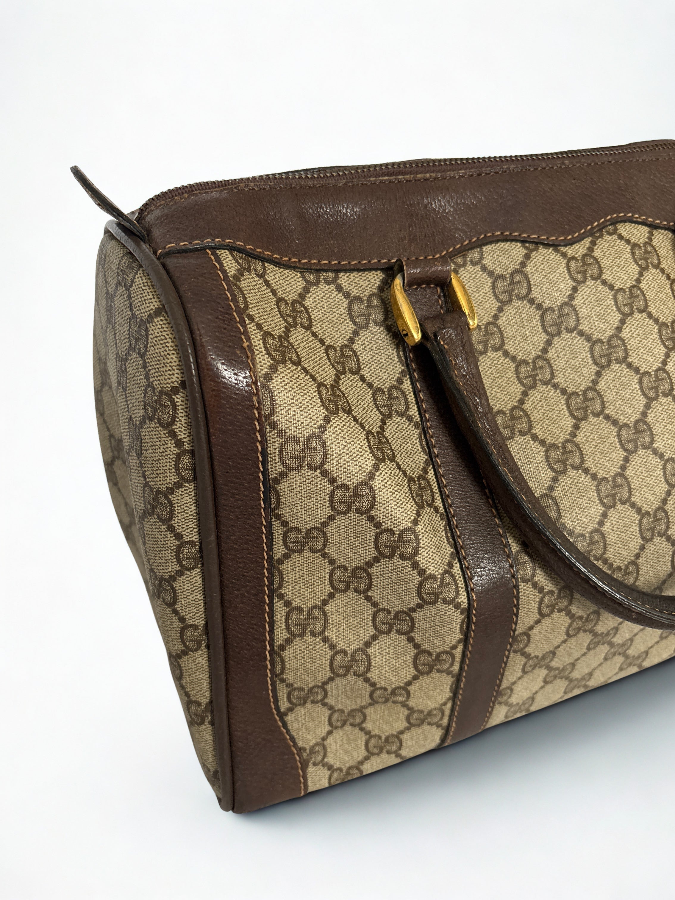 Gucci Monogram Boston Bag