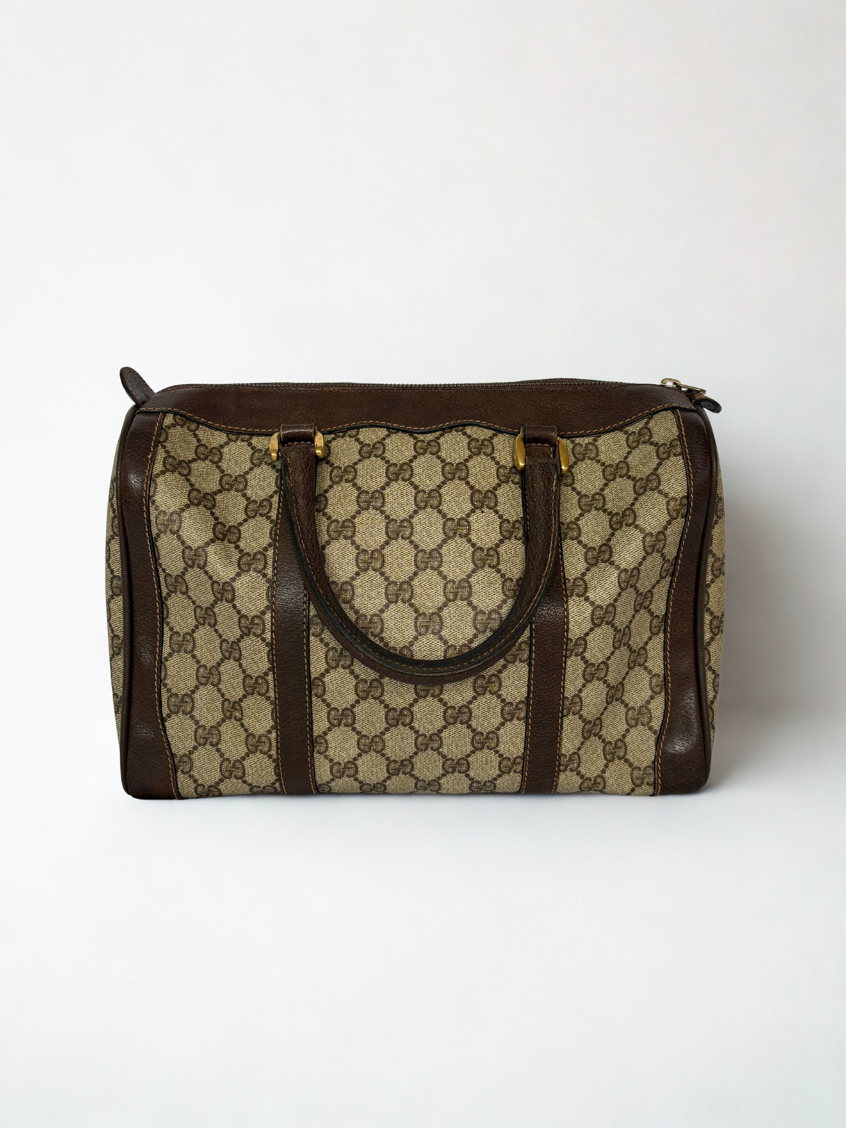 Gucci Monogram Boston Bag