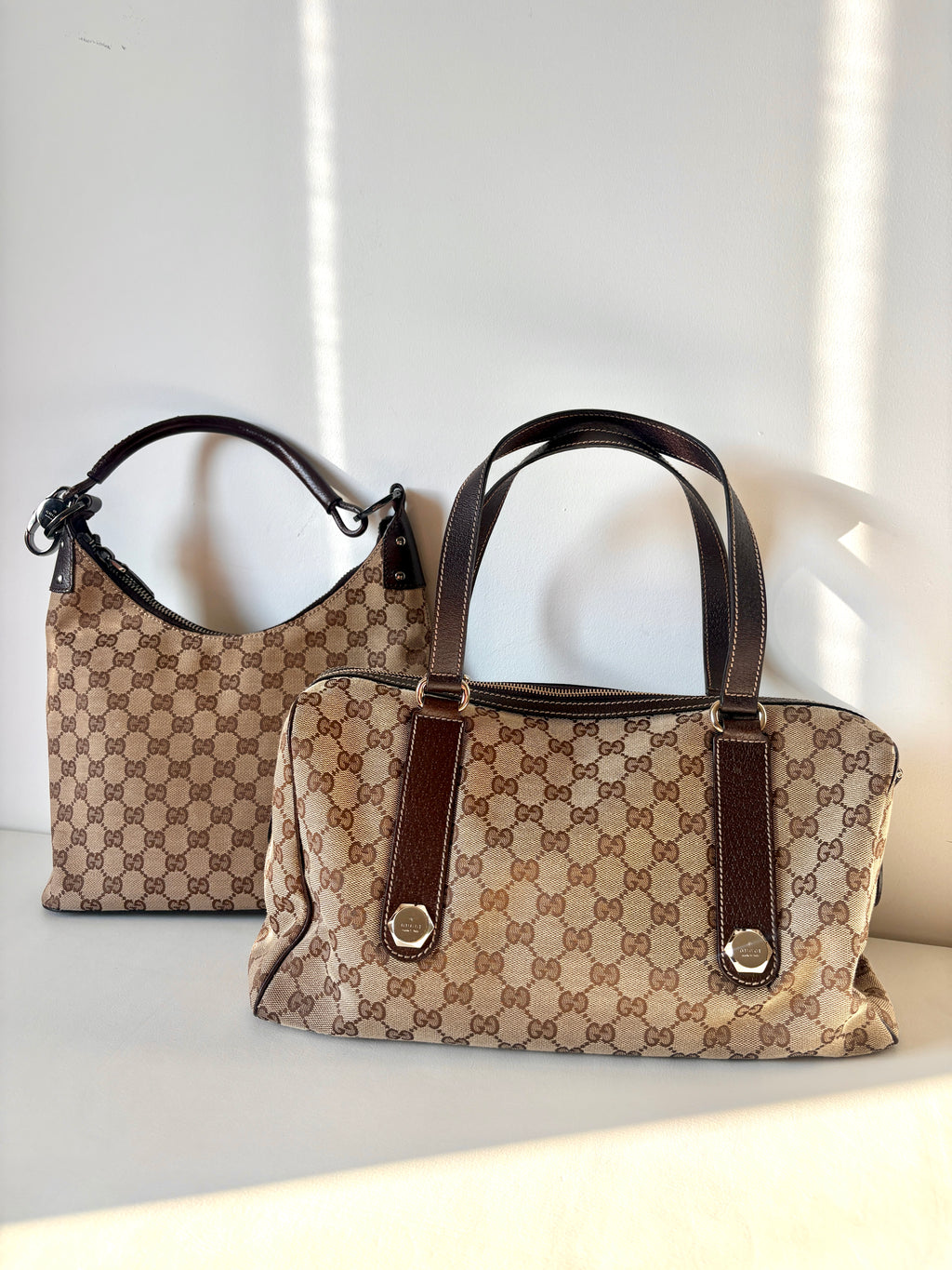 Gucci Monogram Lock Hobo