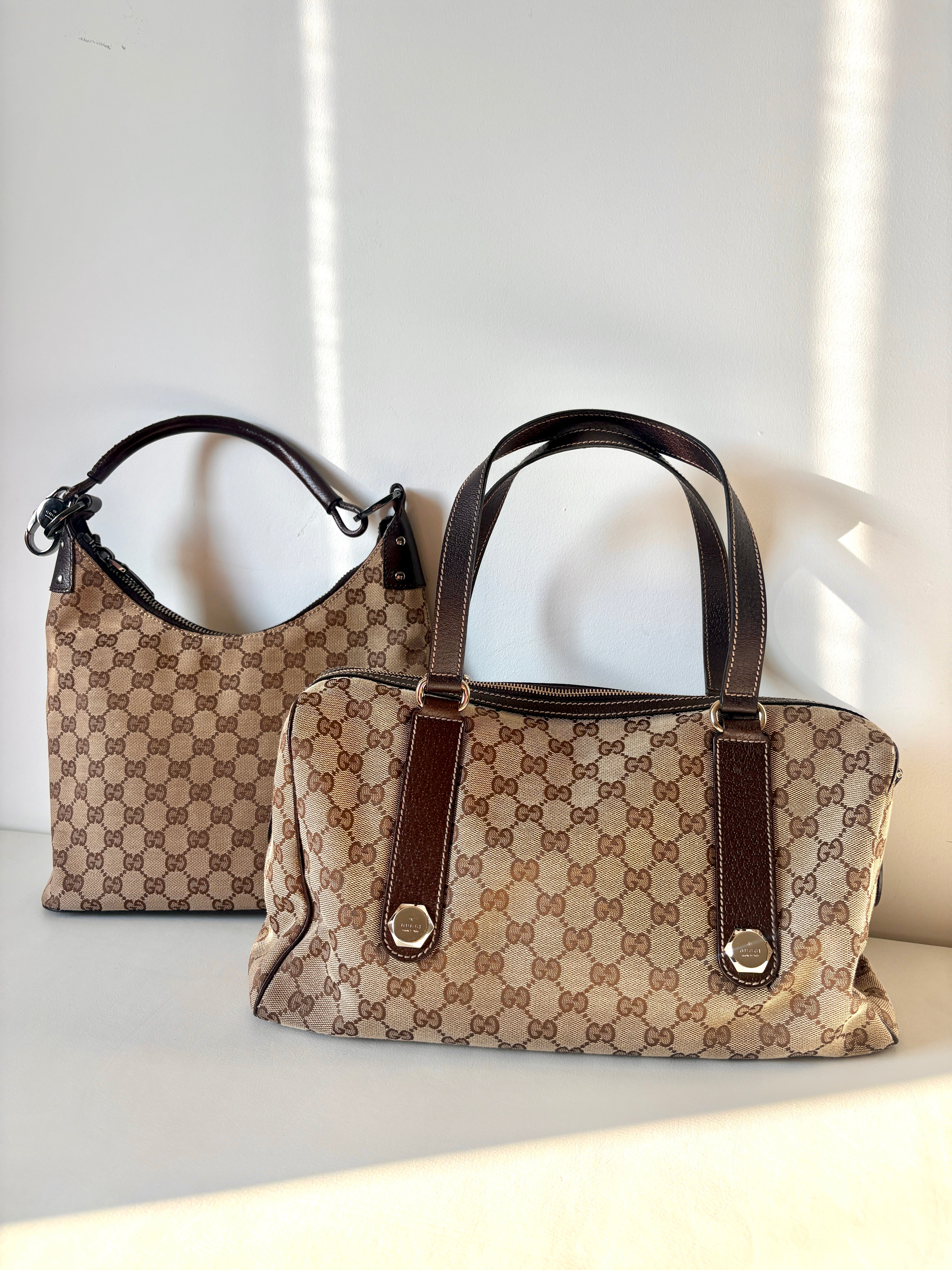 Gucci Monogram Lock Hobo