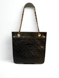Chanel Vintage CC Tote lambskin