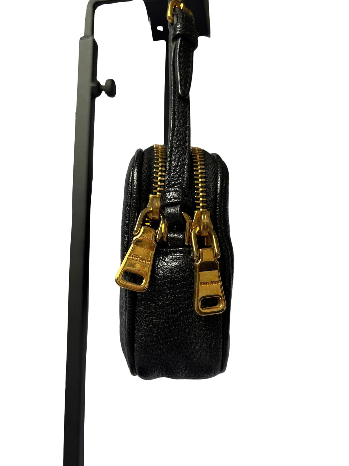 Miu Miu Madras Goatskin Double Zip Pochette