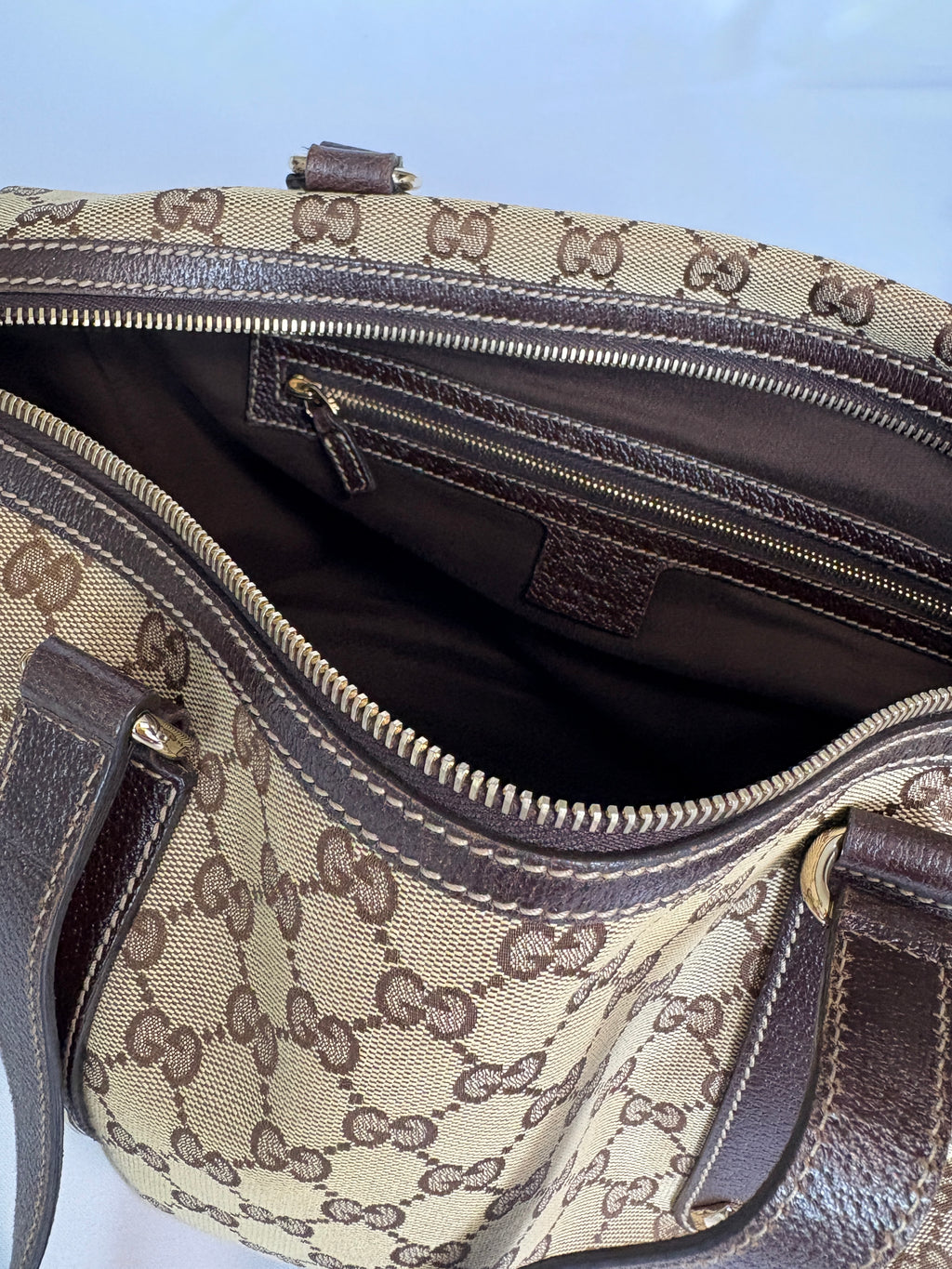 Gucci Canvas Boston Mini