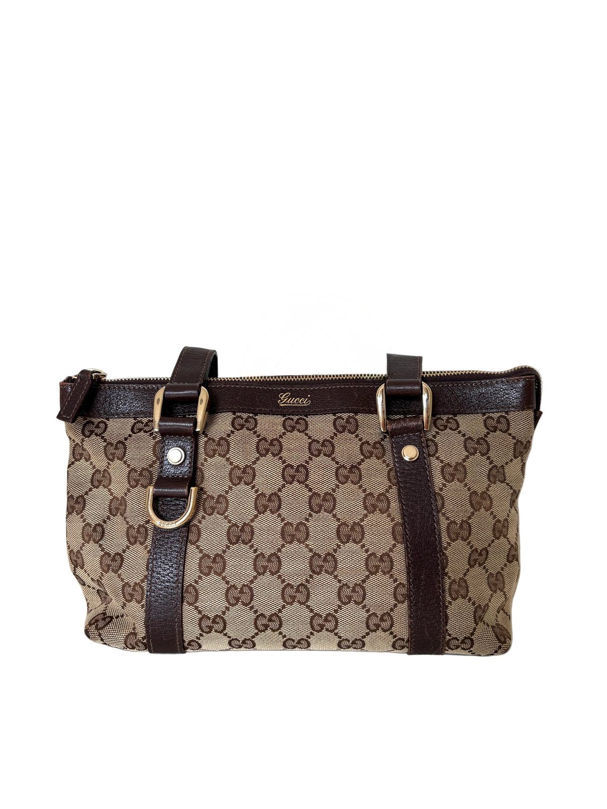 Pre-loved Gucci Abbey D-ring Monogram Tote Mini