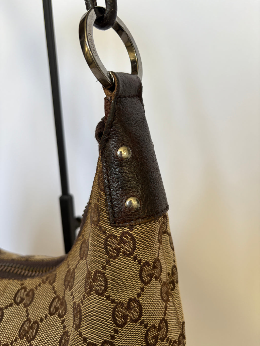 Gucci Lock GG Monogram canvas details