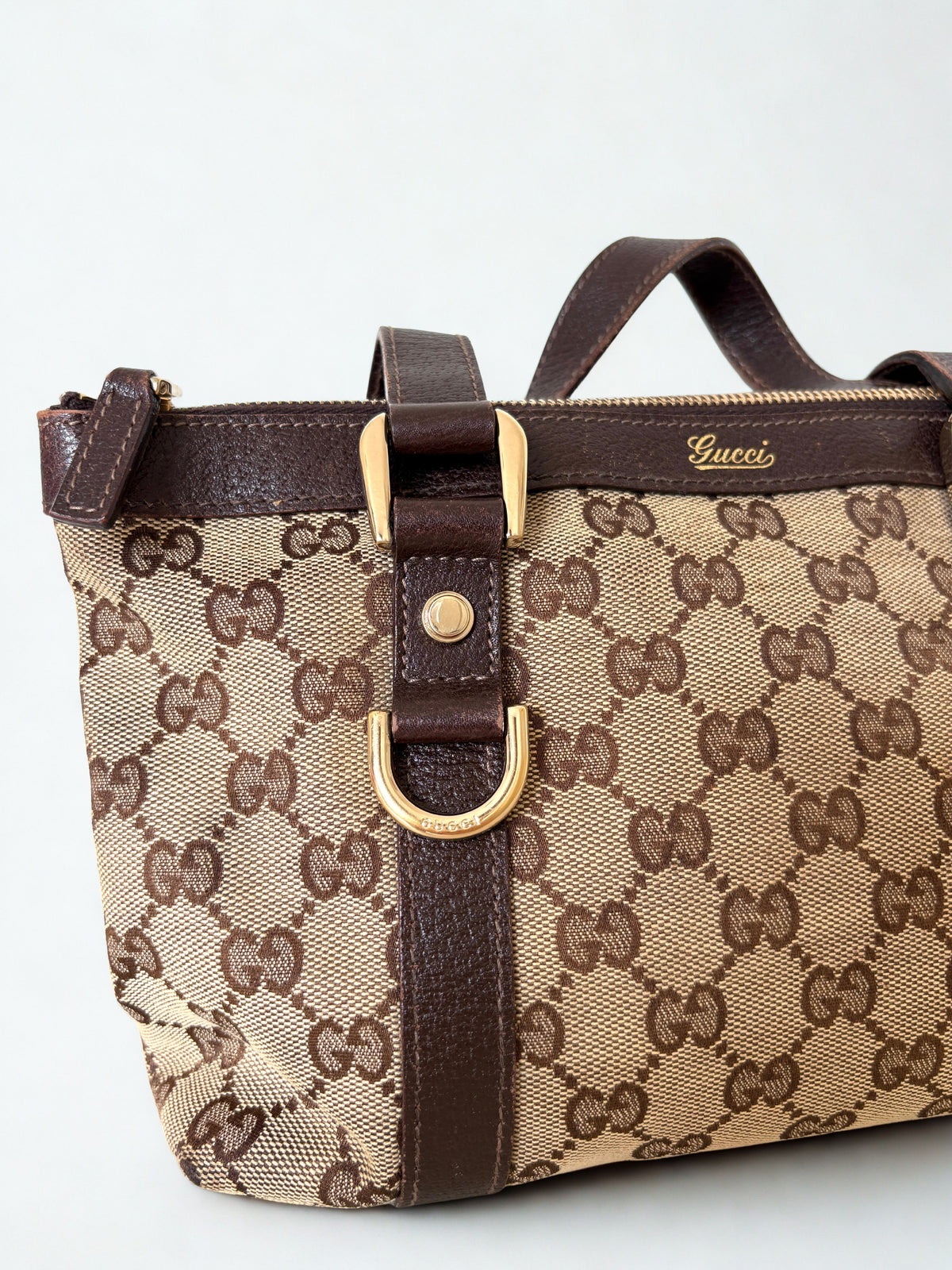 Gucci Abbey D-ring Monogram Tote Mini