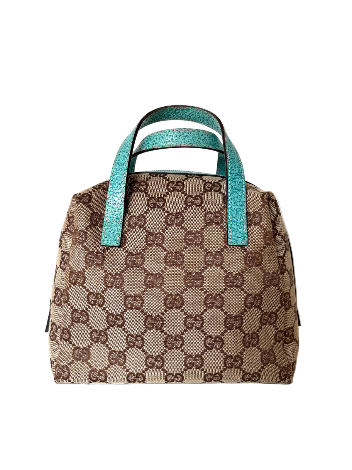 Gucci Balthus Top Handle Turquoise