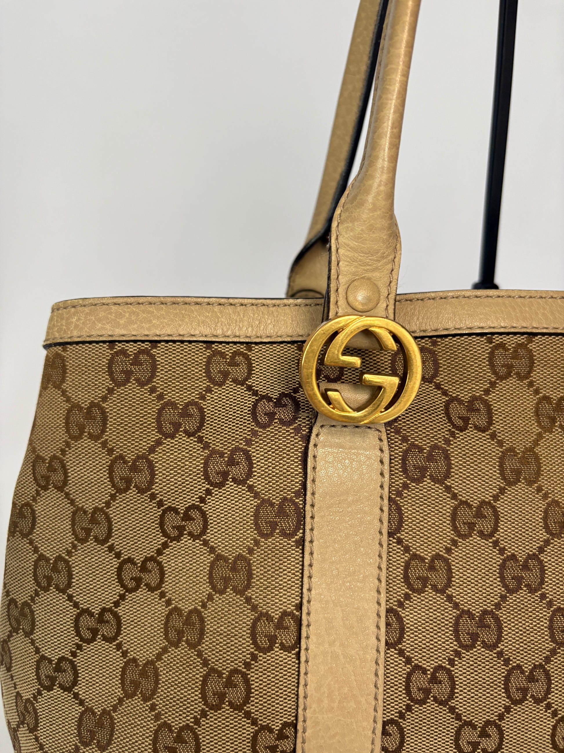 Gucci Twins GG Canvas tote