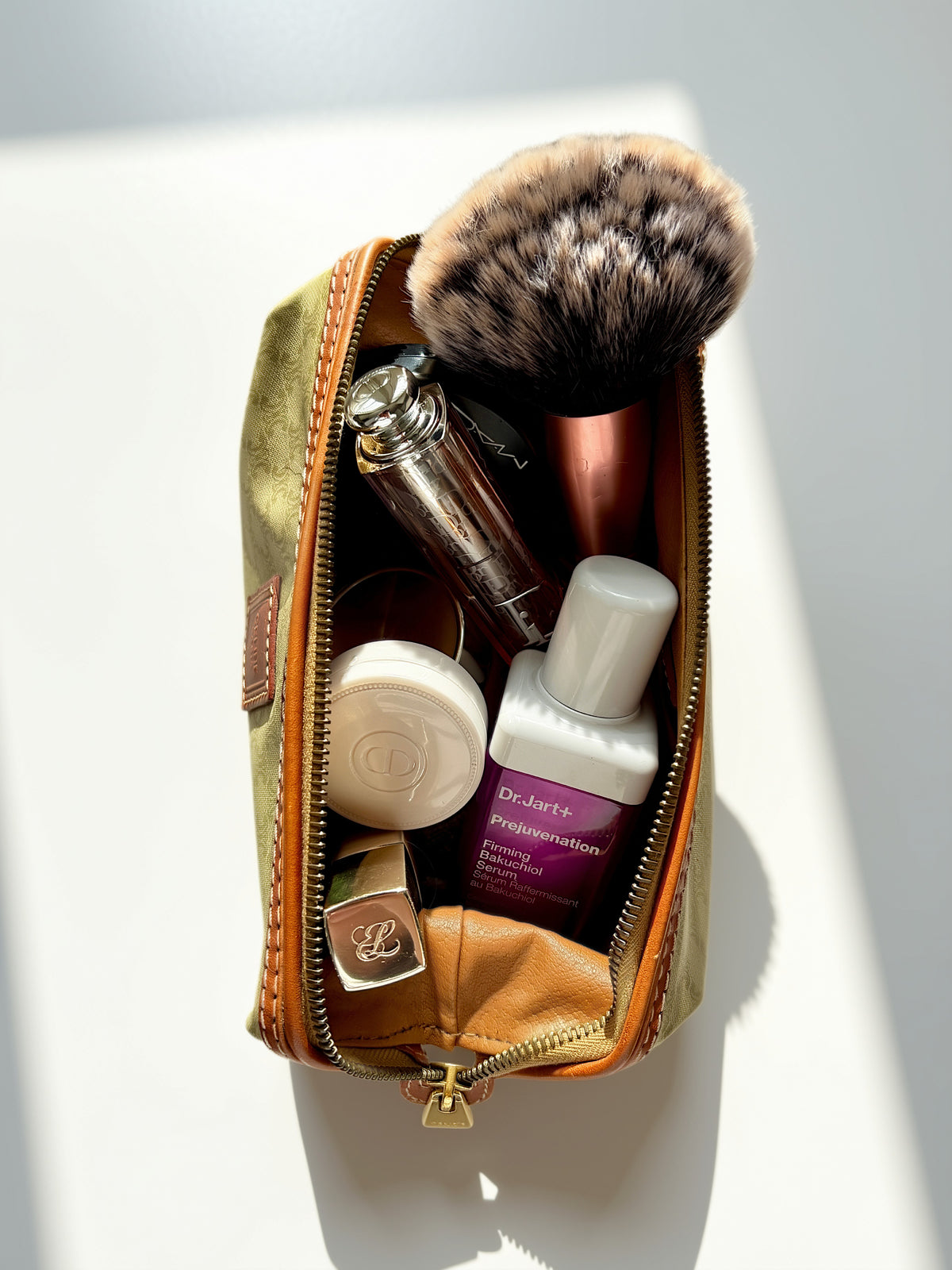 Celine Cosmetic Pouch Beige
