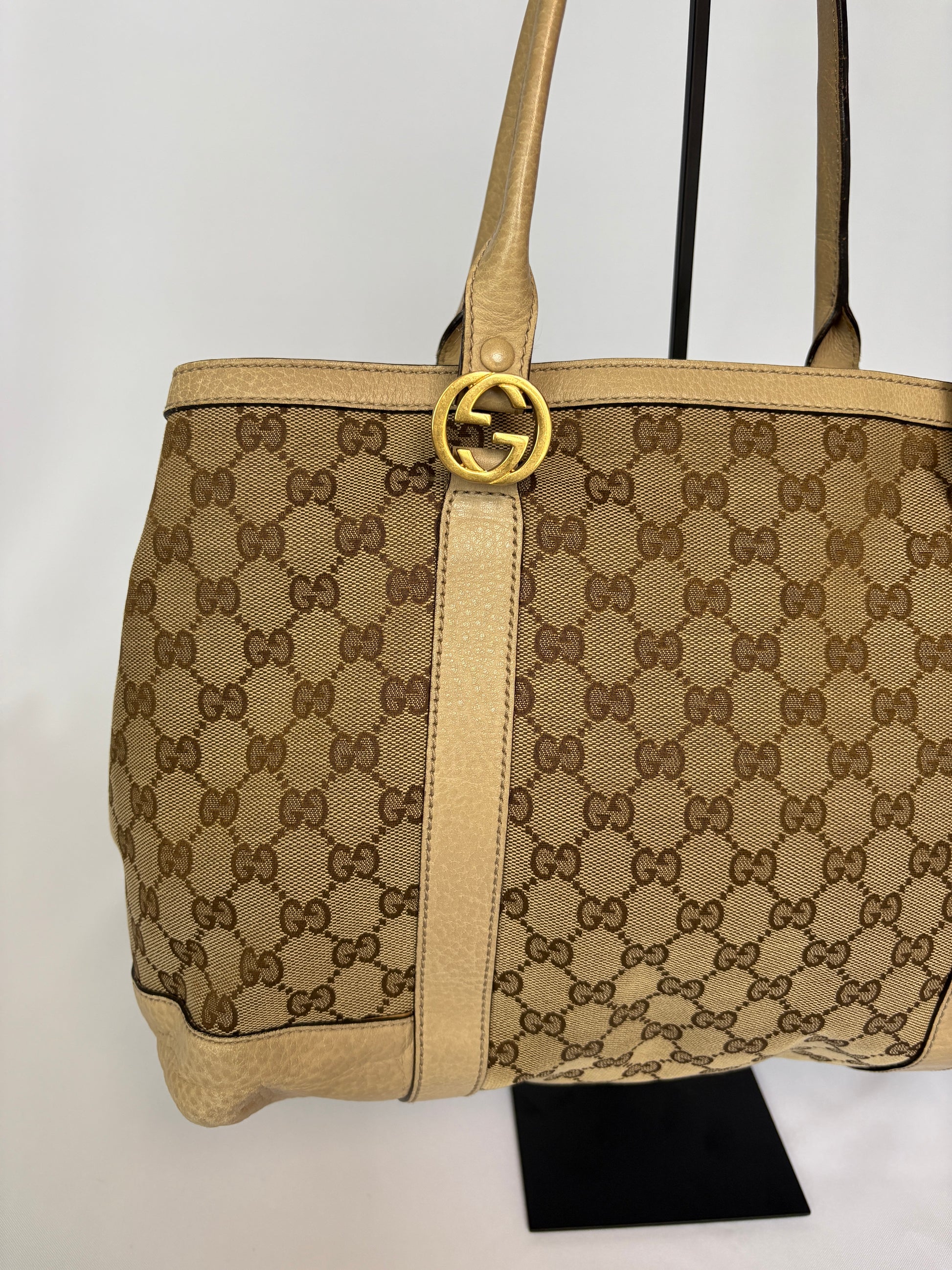 Gucci Twins GG Canvas tote