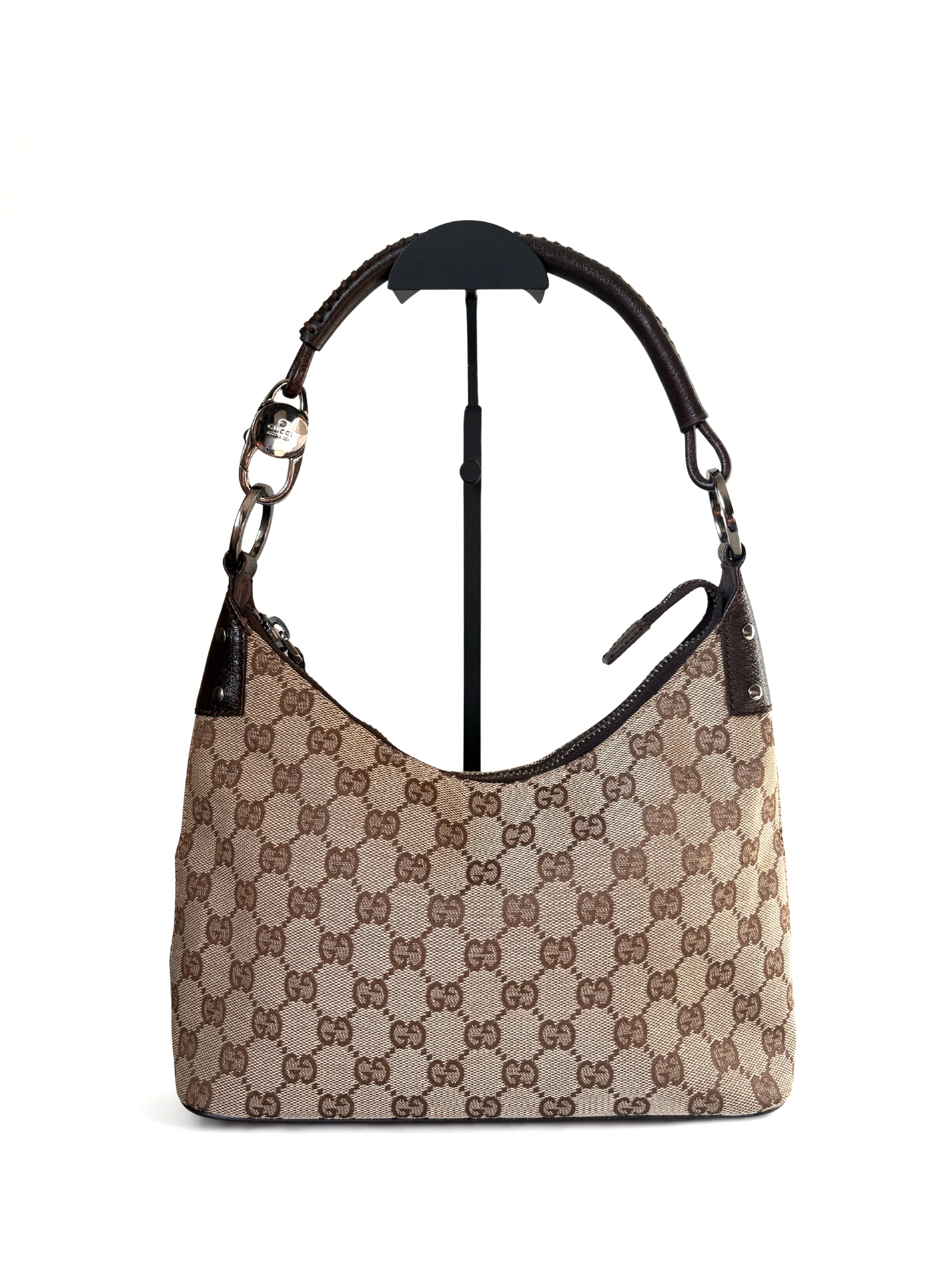Gucci Lock Canvas Hobo